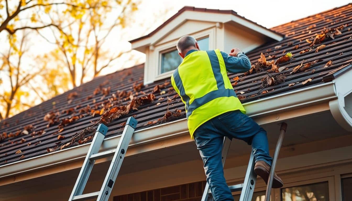 Dachrinnenreinigung: Der unterschätzte Helfer für ein trockenes Haus.
