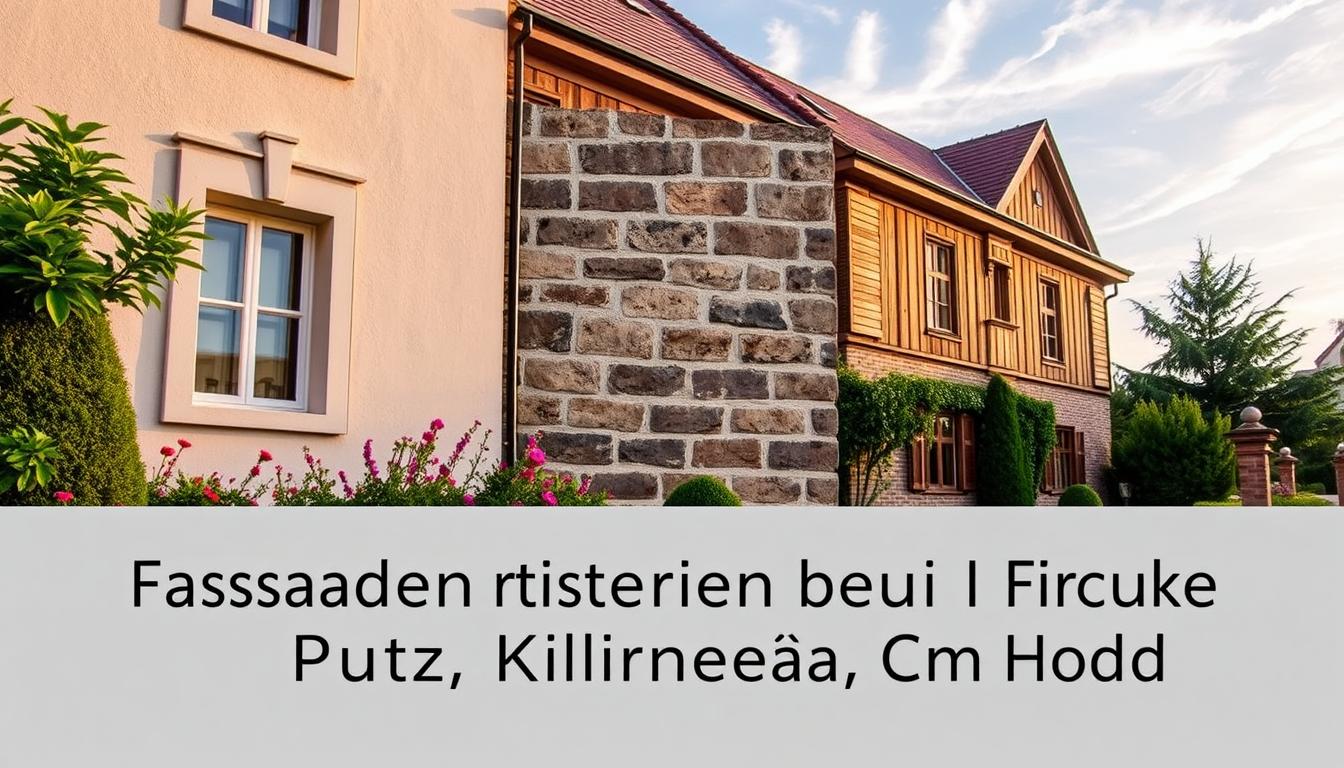 Fassadenreinigung bei Putz, Klinker & Holz im Vergleich