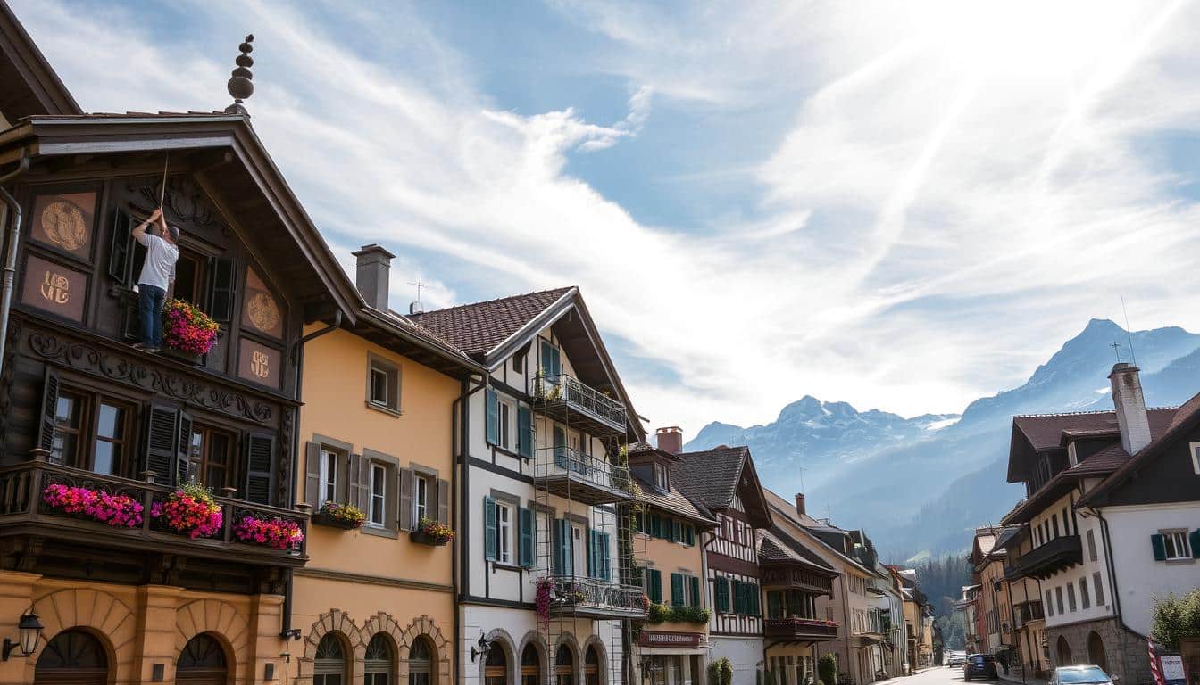 Unterschiede zwischen Land- und Stadtfassaden in der Schweiz
