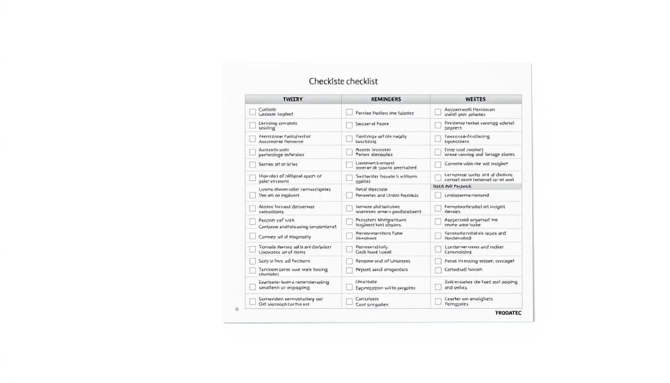 Checkliste: Jahrespflegeplan für Hausbesitzer in der Schweiz