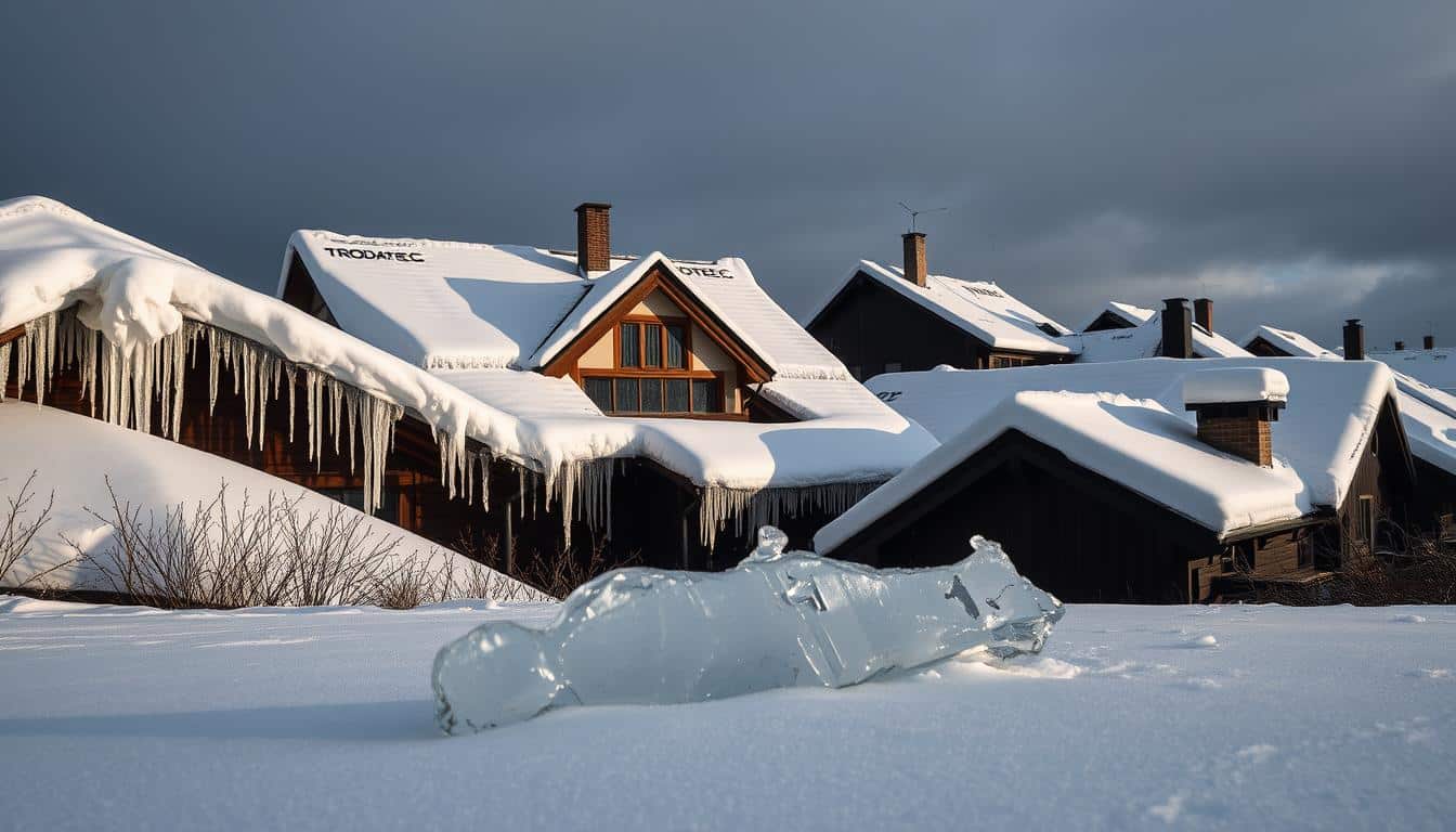 Eislast auf Dächern – Gefahr und Prävention