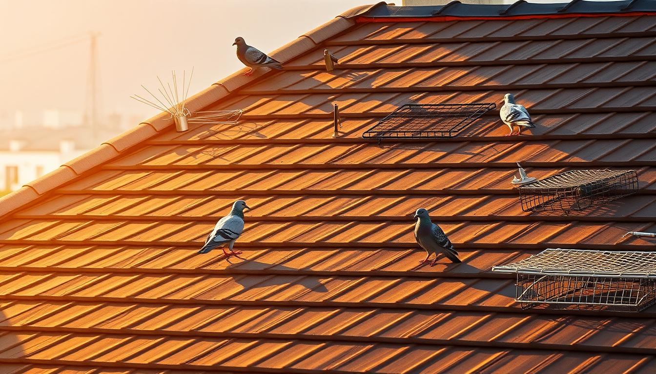 Taubenabwehr am Dach – effektive Lösungen